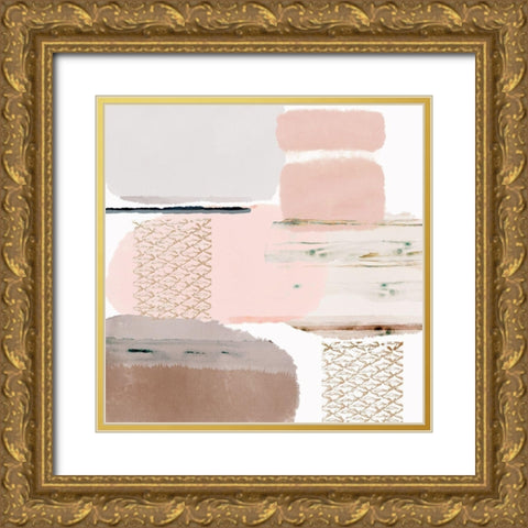 Afternoon Love III Gold Ornate Wood Framed Art Print with Double Matting by Kouta, Flora