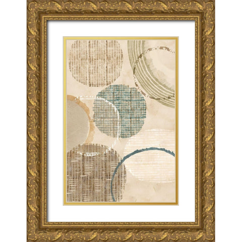 Woven Baskets I Gold Ornate Wood Framed Art Print with Double Matting by Kouta, Flora