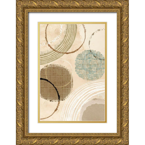 Woven Baskets II Gold Ornate Wood Framed Art Print with Double Matting by Kouta, Flora