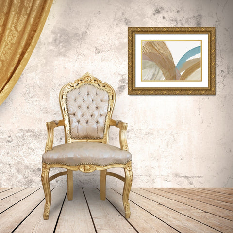 Force of Nature  Gold Ornate Wood Framed Art Print with Double Matting by Kouta, Flora