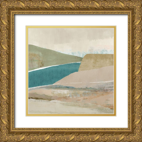 Brightstone Bay II  Gold Ornate Wood Framed Art Print with Double Matting by Kouta, Flora