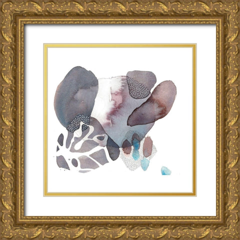 Allotrope Gold Ornate Wood Framed Art Print with Double Matting by Rupe, Kim