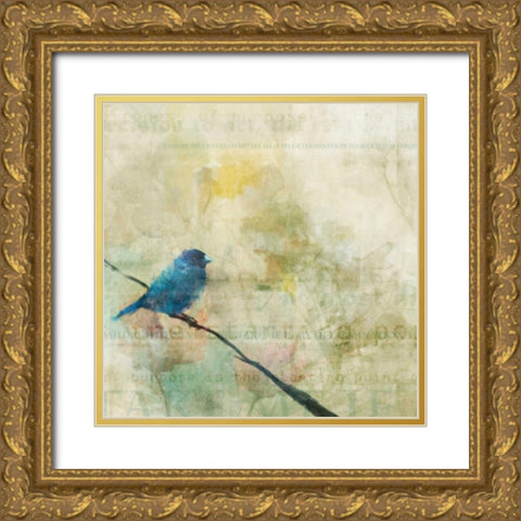 Nesting Bird I Gold Ornate Wood Framed Art Print with Double Matting by Roko, Ken