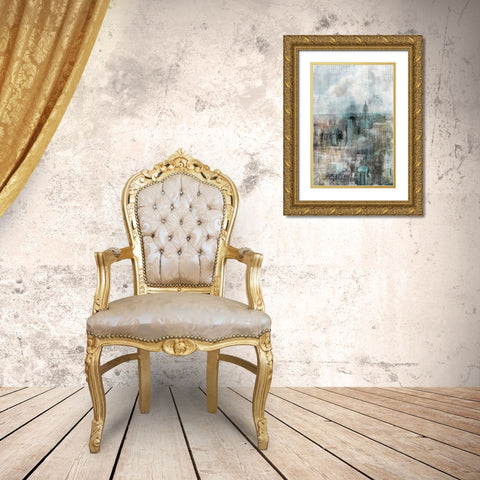 Peace Land II Gold Ornate Wood Framed Art Print with Double Matting by Roko, Ken