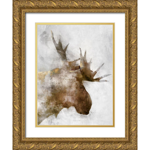 Bronze Wildlife Gold Ornate Wood Framed Art Print with Double Matting by Roko, Ken