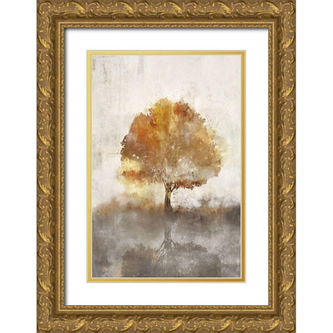 Auburn Breeze I  Gold Ornate Wood Framed Art Print with Double Matting by Roko, Ken