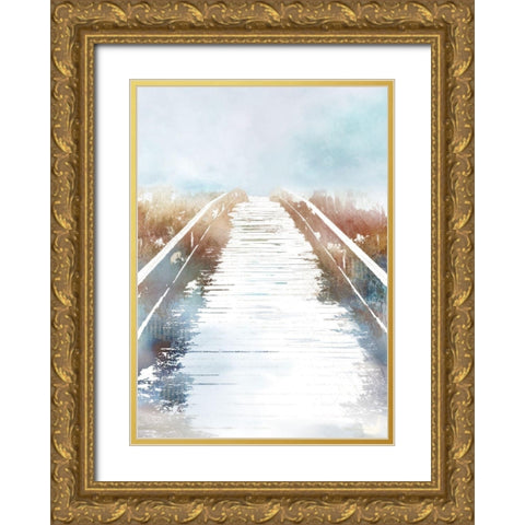 Unbridled Path I  Gold Ornate Wood Framed Art Print with Double Matting by Roko, Ken