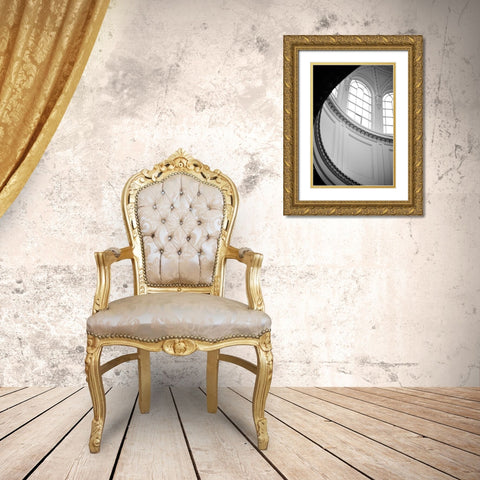 Upwards Gold Ornate Wood Framed Art Print with Double Matting by Millet, Karyn