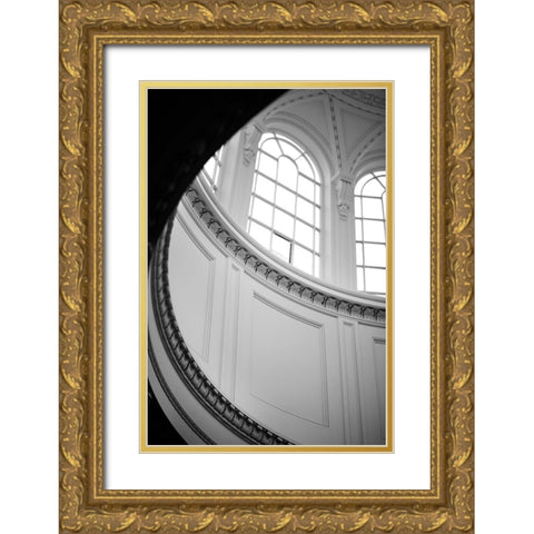 Upwards Gold Ornate Wood Framed Art Print with Double Matting by Millet, Karyn