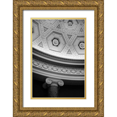 Multiple Stars Gold Ornate Wood Framed Art Print with Double Matting by Millet, Karyn