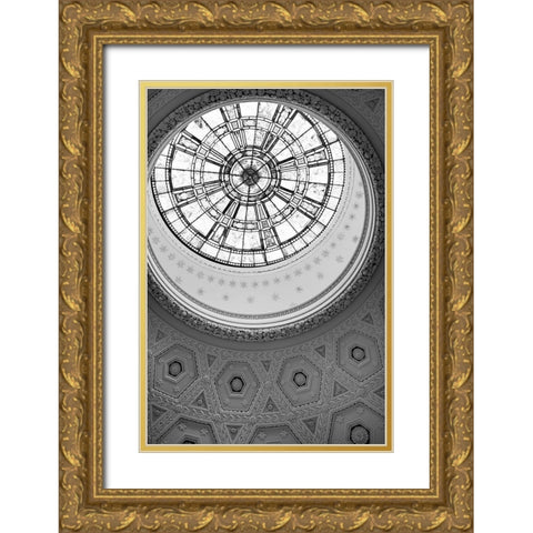 Oculus Gold Ornate Wood Framed Art Print with Double Matting by Millet, Karyn