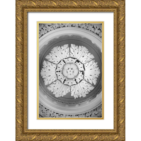 Latticary Gold Ornate Wood Framed Art Print with Double Matting by Millet, Karyn