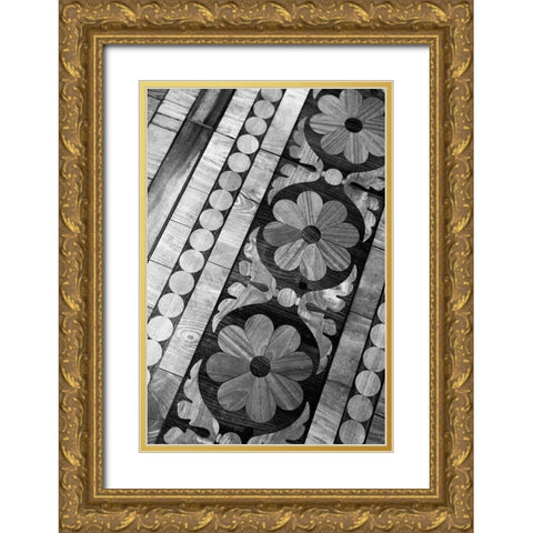 Intarsia Gold Ornate Wood Framed Art Print with Double Matting by Millet, Karyn