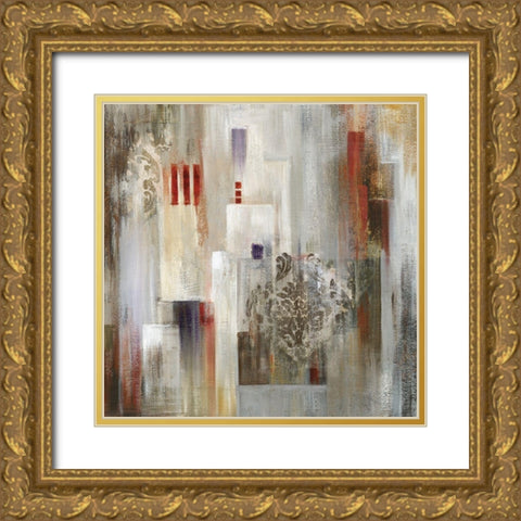 Joya Gold Ornate Wood Framed Art Print with Double Matting by Lera