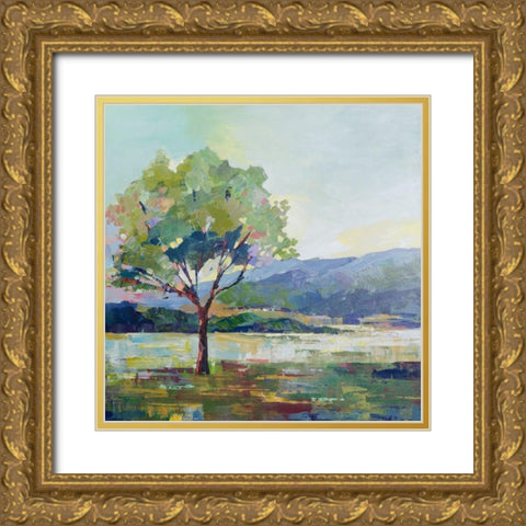 Solitude Gold Ornate Wood Framed Art Print with Double Matting by Mravyan, Valeria