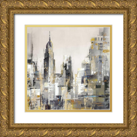 New York I Gold Ornate Wood Framed Art Print with Double Matting by Mravyan, Valeria