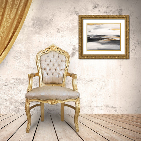 Gold Rush I Gold Ornate Wood Framed Art Print with Double Matting by Mravyan, Valeria