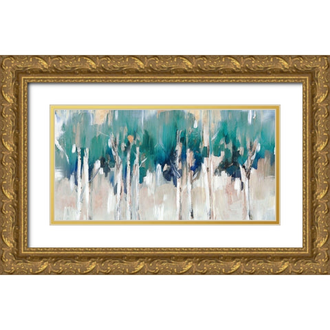 Lineament I Gold Ornate Wood Framed Art Print with Double Matting by Mravyan, Lera