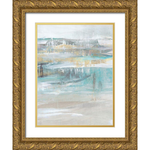 Living in A Transient Dream I  Gold Ornate Wood Framed Art Print with Double Matting by Lera