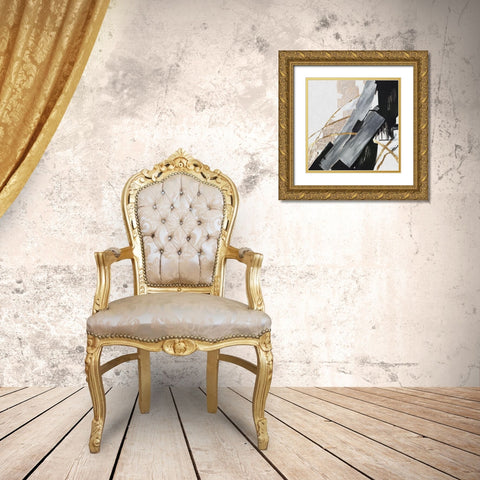 Thunder Chasing II Gold Ornate Wood Framed Art Print with Double Matting by Lera