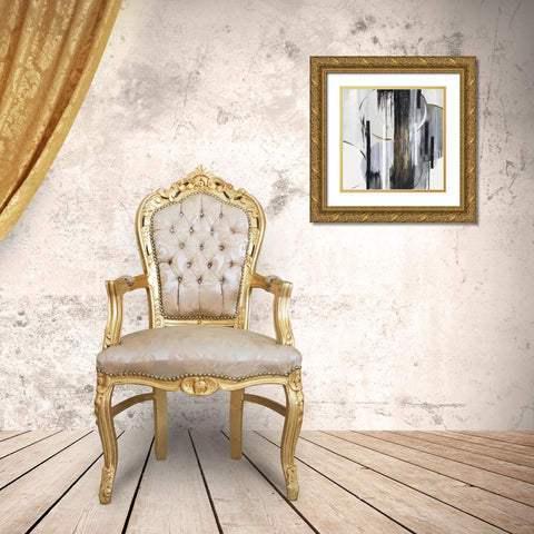 State of MindÂ  Gold Ornate Wood Framed Art Print with Double Matting by Lera
