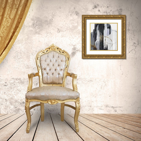 State of MindÂ  Gold Ornate Wood Framed Art Print with Double Matting by Lera