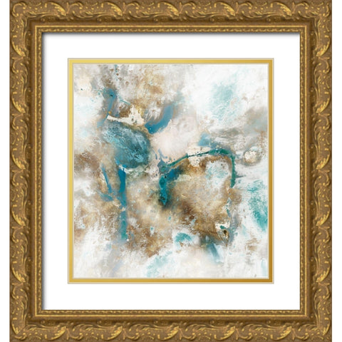 Disquiet Gold Ornate Wood Framed Art Print with Double Matting by Jacobs, Elle