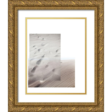 Gold Ornate Wood Framed Art Print with Double Matting by Mourier, Lily