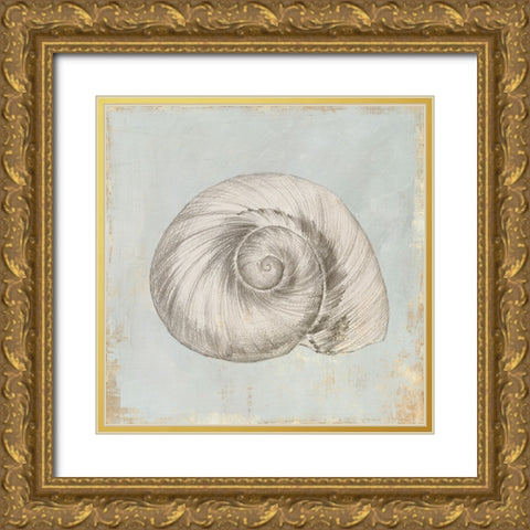 Sands of Time III Gold Ornate Wood Framed Art Print with Double Matting by Lily K