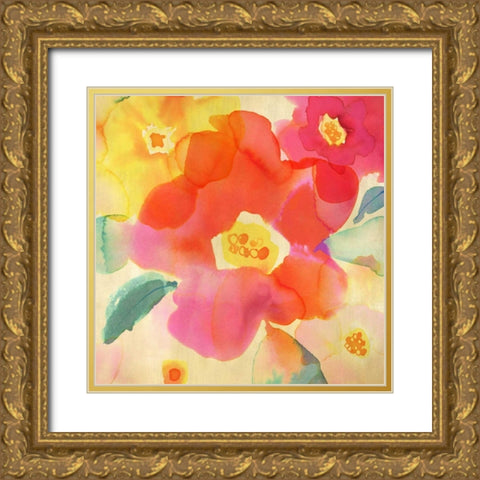 So Joyful I Gold Ornate Wood Framed Art Print with Double Matting by Berg, Margaret