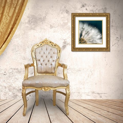 Dandelion Dreams II Gold Ornate Wood Framed Art Print with Double Matting by Miller, Irene