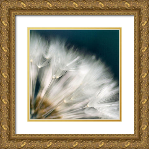 Dandelion Dreams II Gold Ornate Wood Framed Art Print with Double Matting by Miller, Irene