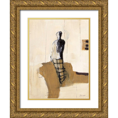 Pose II Gold Ornate Wood Framed Art Print with Double Matting by Pulliam, Mark