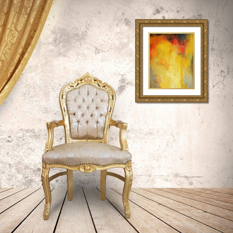 A Moment of Light Gold Ornate Wood Framed Art Print with Double Matting by Pullman, Mark