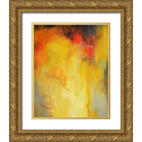 A Moment of Light Gold Ornate Wood Framed Art Print with Double Matting by Pullman, Mark