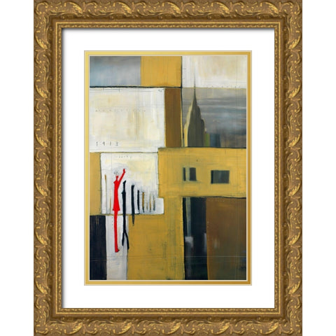 Chrystler Mann Gold Ornate Wood Framed Art Print with Double Matting by Pulliam, Mark