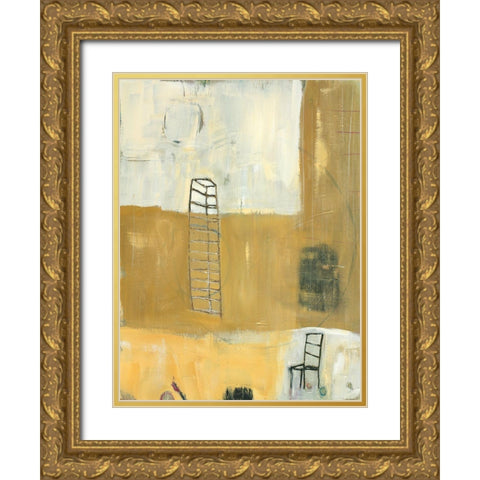 Warehouse Room B Gold Ornate Wood Framed Art Print with Double Matting by Pulliam, Mark