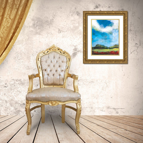High III Gold Ornate Wood Framed Art Print with Double Matting by Pulliam, Mark