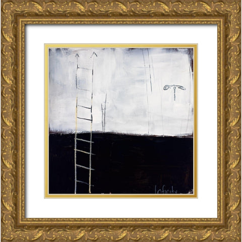 Infinity Gold Ornate Wood Framed Art Print with Double Matting by Pulliam, Mark