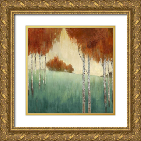 Spice Counry II Gold Ornate Wood Framed Art Print with Double Matting by Woods, Maya