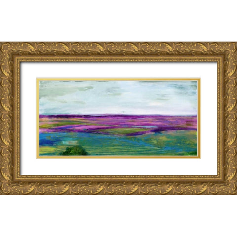 Pastoral  Gold Ornate Wood Framed Art Print with Double Matting by Woods, Maya