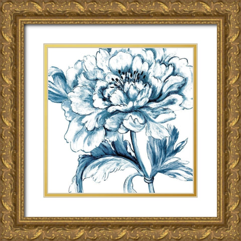 Norwegian Botanical II Gold Ornate Wood Framed Art Print with Double Matting by Woods, Maya