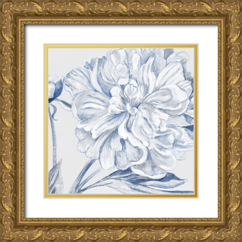 Fresh Petals II Gold Ornate Wood Framed Art Print with Double Matting by Woods, Maya