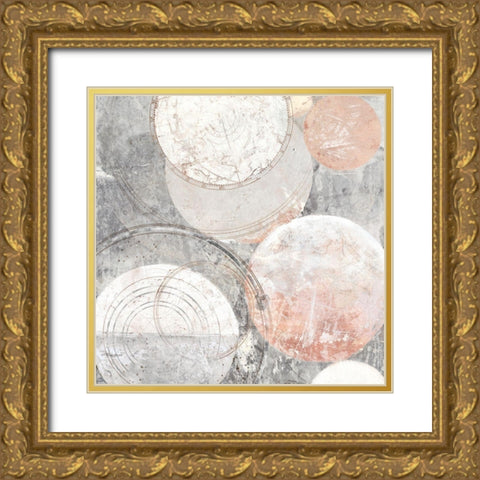 Over the Moon II  Gold Ornate Wood Framed Art Print with Double Matting by Woods, Maya
