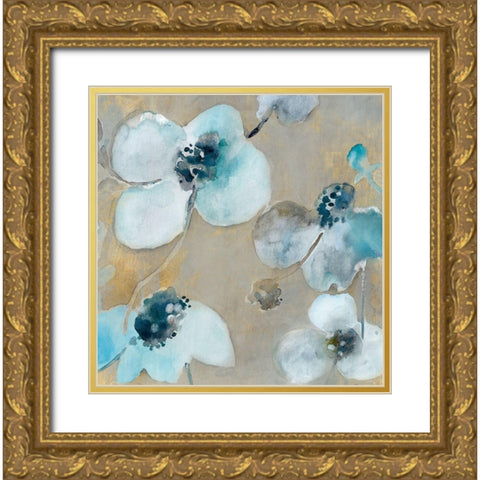 Nesting I  Gold Ornate Wood Framed Art Print with Double Matting by Woods, Maya