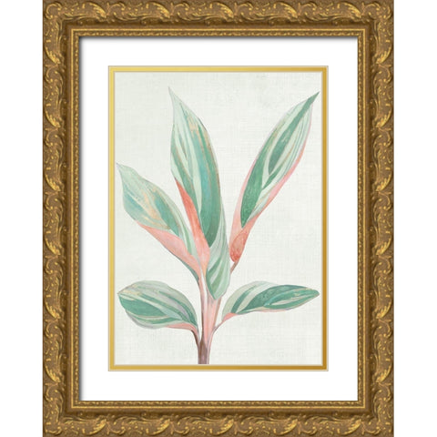 Ginger Plant I Gold Ornate Wood Framed Art Print with Double Matting by Woods, Maya
