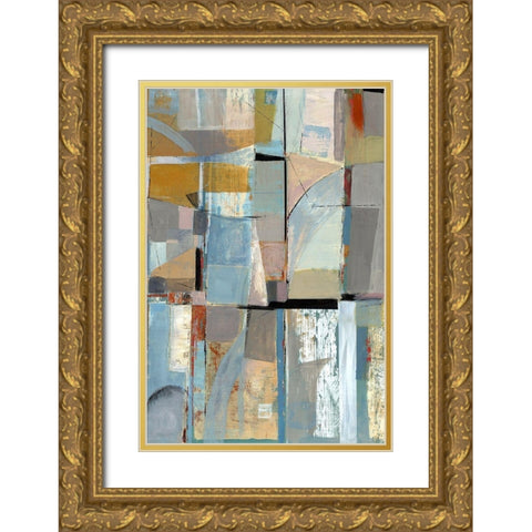 Brilliant Clouds II Gold Ornate Wood Framed Art Print with Double Matting by Woods, Maya