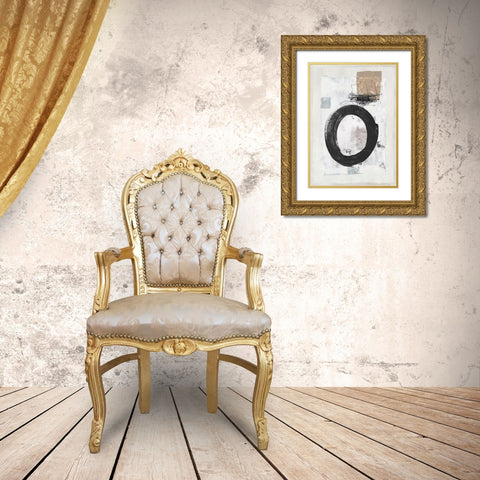 Open Skies  Gold Ornate Wood Framed Art Print with Double Matting by Woods, Maya