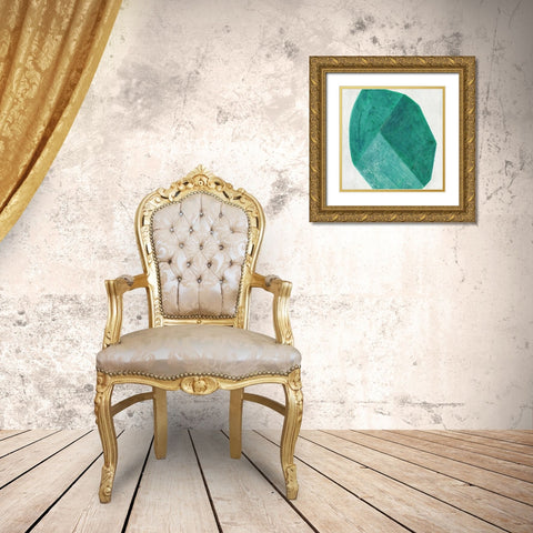 Reflecting Form II  Gold Ornate Wood Framed Art Print with Double Matting by Woods, Maya