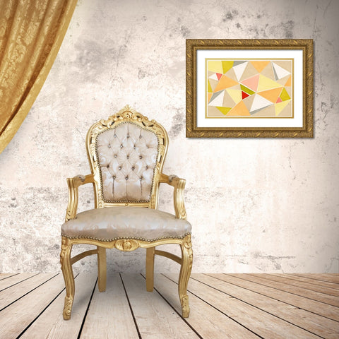 Wedge Gold Ornate Wood Framed Art Print with Double Matting by Galapon, Nikki